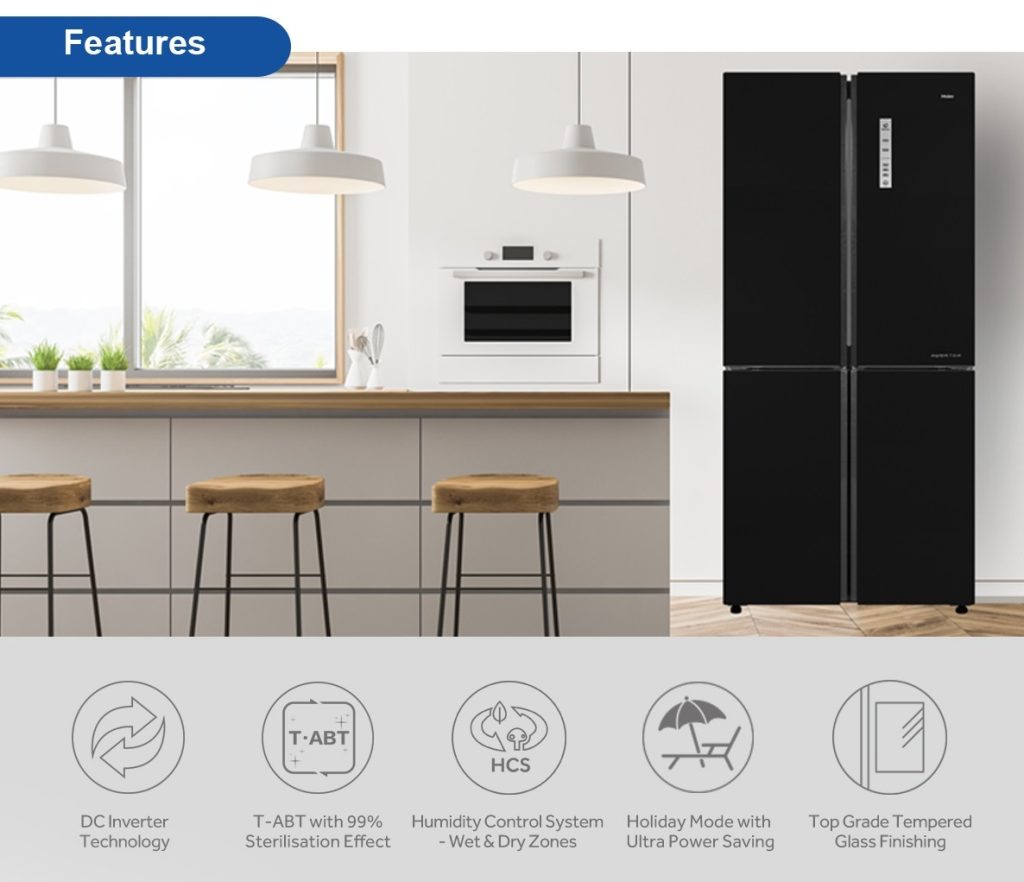 HAIER 4 Door Fridge (510L) HRF510GB Best Point Electrical Chain Store